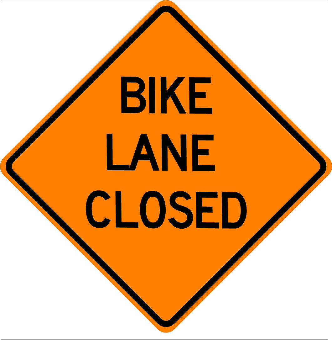 Bike Lane Closed