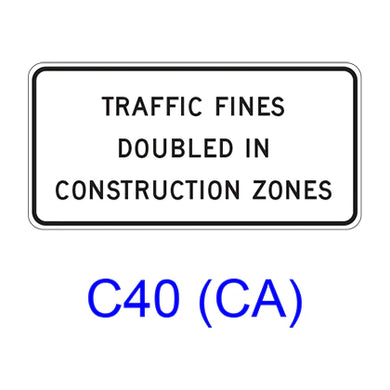 C40 CA Traffic Fines Doubled in Construction Zones