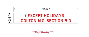 City of Colton Section 9.3 Overlay