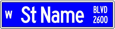 City Of Colton Street Name Sign
