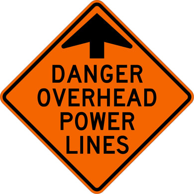 Danger Overhead Power Lines