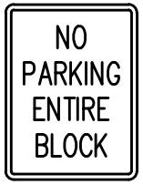 R26EB No Parking Entire Block