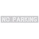 No Parking Paint Stencil