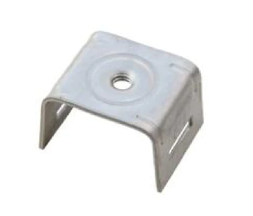 STRAIGHT LEG BRACKET (GALVANIZED) BOLT & WASHER