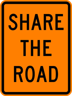 W16-1P Share The Road Sign