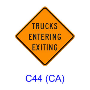 Trucks Entering Exiting C44 (CA)