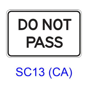 Do Not Pass SC13 (CA)