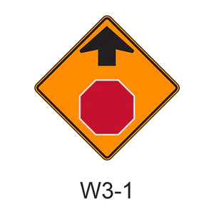 Stop Ahead W3-1