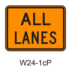 All Lanes W24-1cP