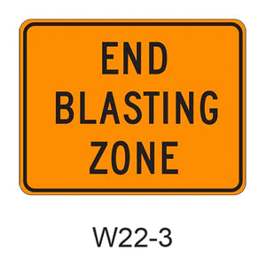 End Blasting Zone W22-3