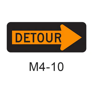 M4-10 (Right) Detour Arrow