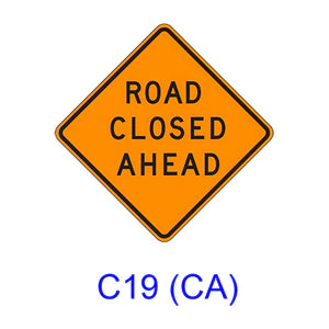 C19 Ramp Closed Ahead