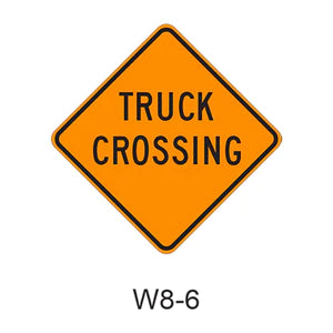 Truck Crossing W8-6