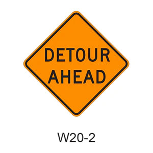 W20-2 Detour Ahead