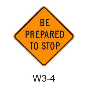Be Prepared to Stop W3-4
