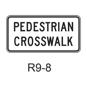 Pedestrian Crosswalk R9-8
