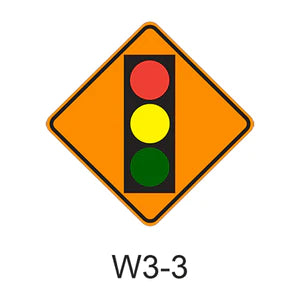 Signal Ahead W3-3