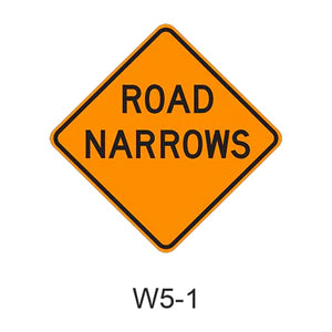 Road Narrows W5-1