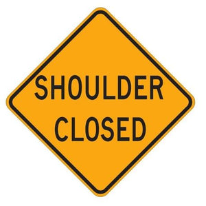 C30a SHOULDER CLOSED