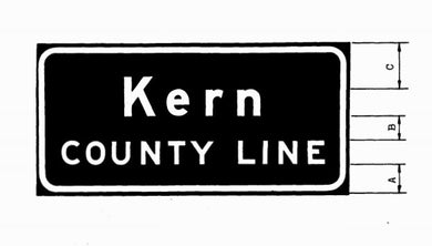 G10 County Line Sign
