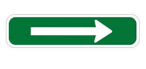 G33-1 DIRECTIONAL AUXILIARY ARROW SIGN