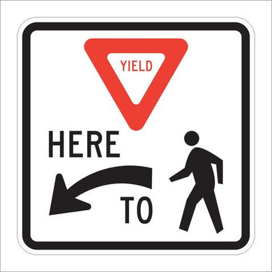 R1-5L Yield Here To Pedestrians