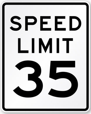 R2-1 (35) Speed Limit Sign