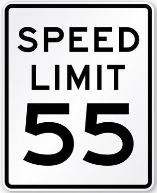 R2-1 (55) Speed Limit Sign