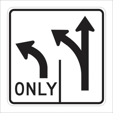 R3-8 (Left) Advance Intersection Lane Control