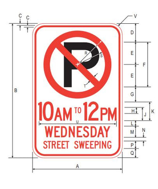 R30B No Parking Street Sweeping