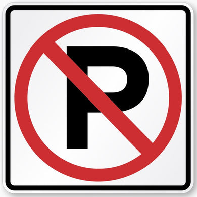 R8-3 No Parking Symbol