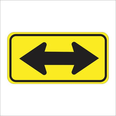 W1-7 Two Direction Large Arrow