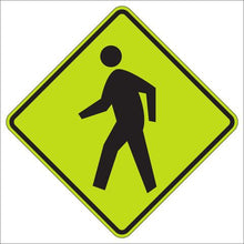 Load image into Gallery viewer, W11-2 Pedestrian Traffic Sign Mast Arm