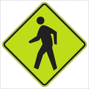 W11-2 Pedestrian Traffic Sign Mast Arm