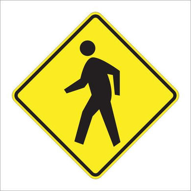W11-2 Pedestrian Traffic Sign