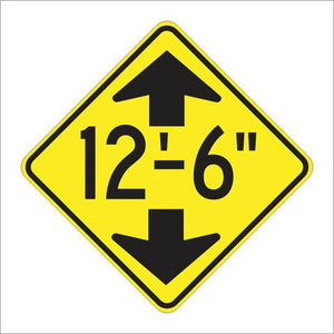 W12-2 Low Clearance Sign
