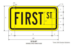 W16-8P "Minnesota Way"