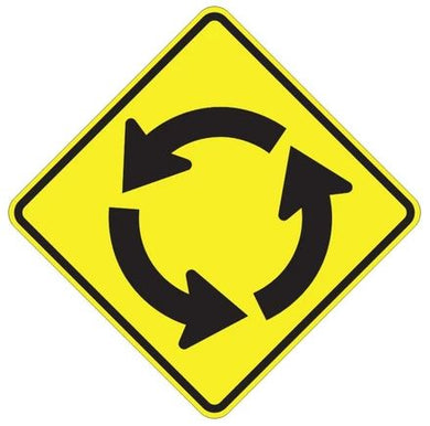W2-6 Circular Intersection Sign