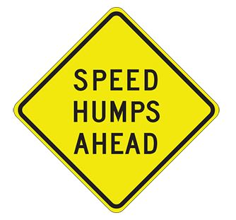 W84 Speed Humps Ahead