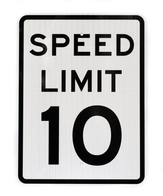 R2-1 (10) Speed Limit Sign